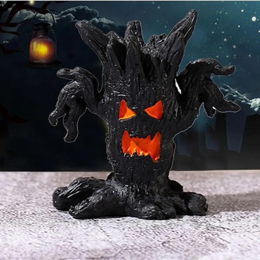 Kunstharzhandwerk Simulation Baumgeist Ornamente Cartoon DIY Geist Pfahl Ornamente Handgefertigte Baumgeist Miniaturen