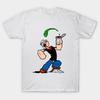 Asian Size Cotton Unisex Tshirt Print T-shirt Popeye And Spinach T-shirt No-Cut Print Regular Fit