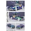 1/24 Benzs 300SL Alloy Car Model Diecasts Metal Classic Electroplating Vehicles Car Model Simulation Sound and Light Kids Gifts