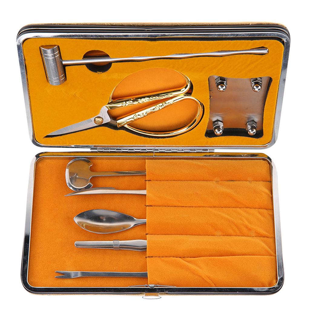 8 peças de ferramentas para quebra de lagosta e caranguejo em aço inoxidável, conjunto de ferramentas para frutos do mar, presente