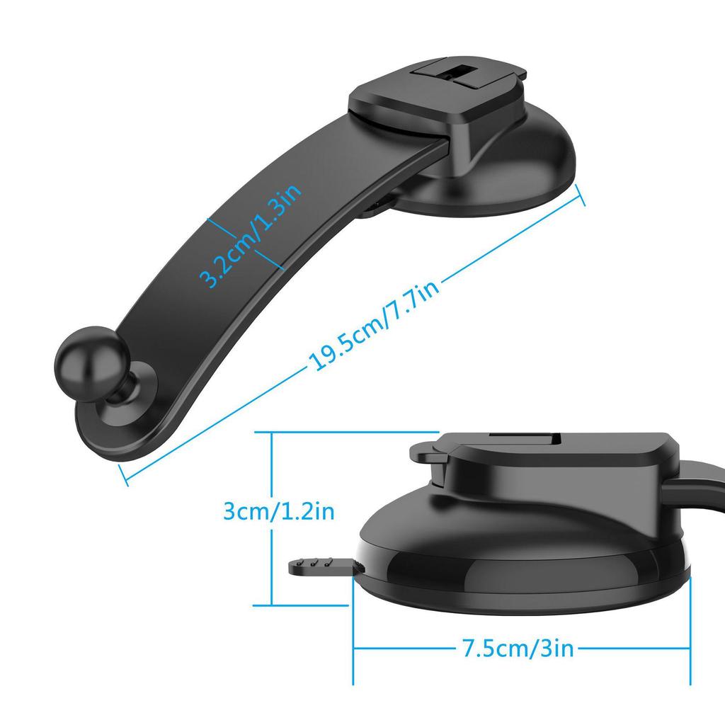 Universal Car Phone Holder with Suction Cup for Dashboard and Windshield