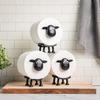 3-Pack Sheep Toilet Paper Roll Holder Set, OPP Packaging - Cute Bathroom Organizer with Adorable Design
