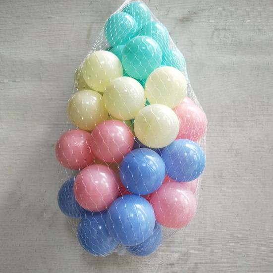 100Pcs Ball Pit Balls Funny Long Life Span Plastic Boys Girls Mixed Colors Ocean
