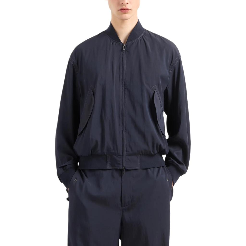 EMPORIO ARMANI Viscose nylon Blouson With Bomber jacket Collar EM001043-AF13710-UB118