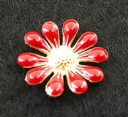 

(BT329 20mm)10pcs mix 8colors Vintage Alloy Rhinestone Buttons Flatback flower Headband Bowknot Accessory Craft темно-червоний колір