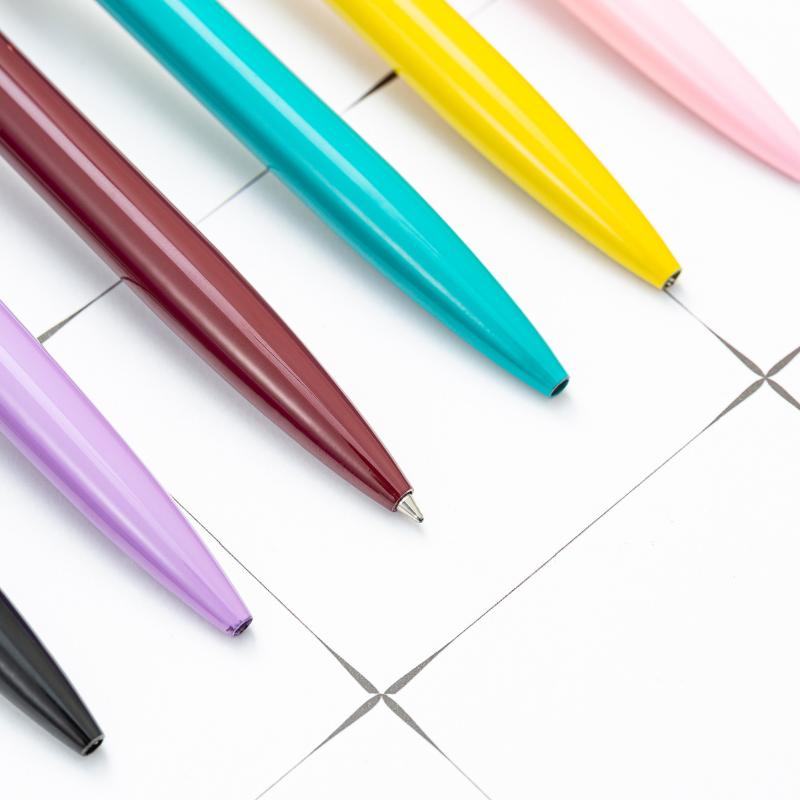 Press Ballpoint Pens Student Metal Writing Pen Office Stationery Wholesale Ball Point Pen School Supplies