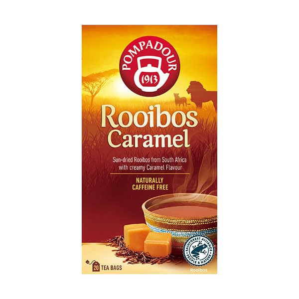 Pompadour Rooibos Caramel 20 tea 71079 x 10 sets Tea, bags,