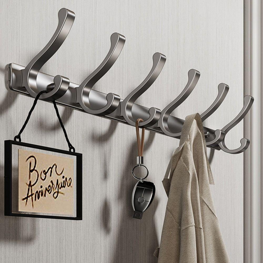Over-the-door Robe Hooks Wall-mounted Hanger Durable Clothes Holder