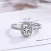 Copper Ring Zircon Shining For Women Cassic Wedding Jewelry Engagement Bands Fine Fashion Gift Party High Quality