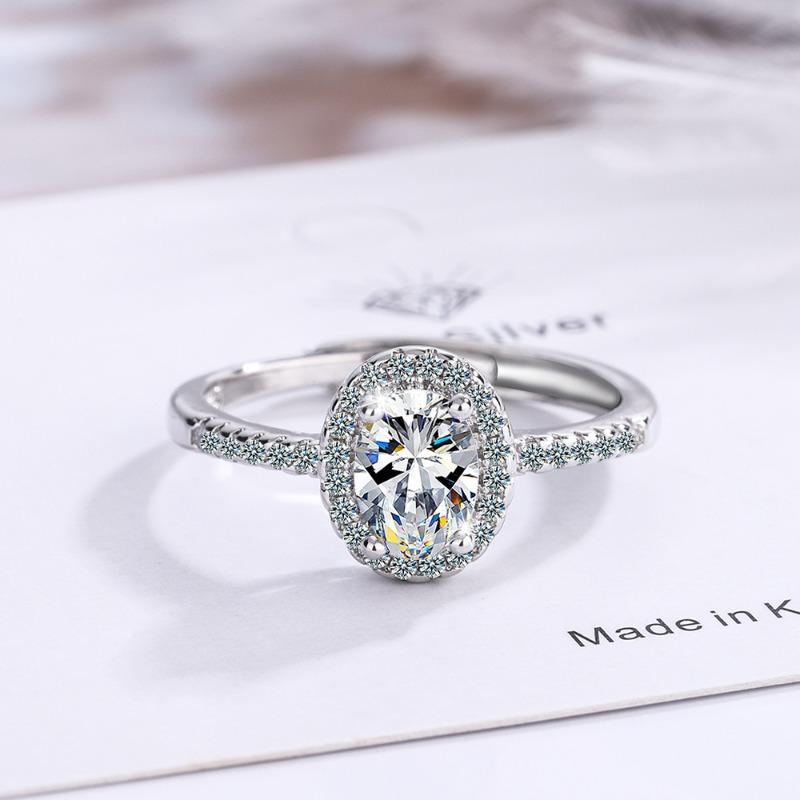 Copper Ring Zircon Shining For Women Cassic Wedding Jewelry Engagement Bands Fine Fashion Gift Party High Quality
