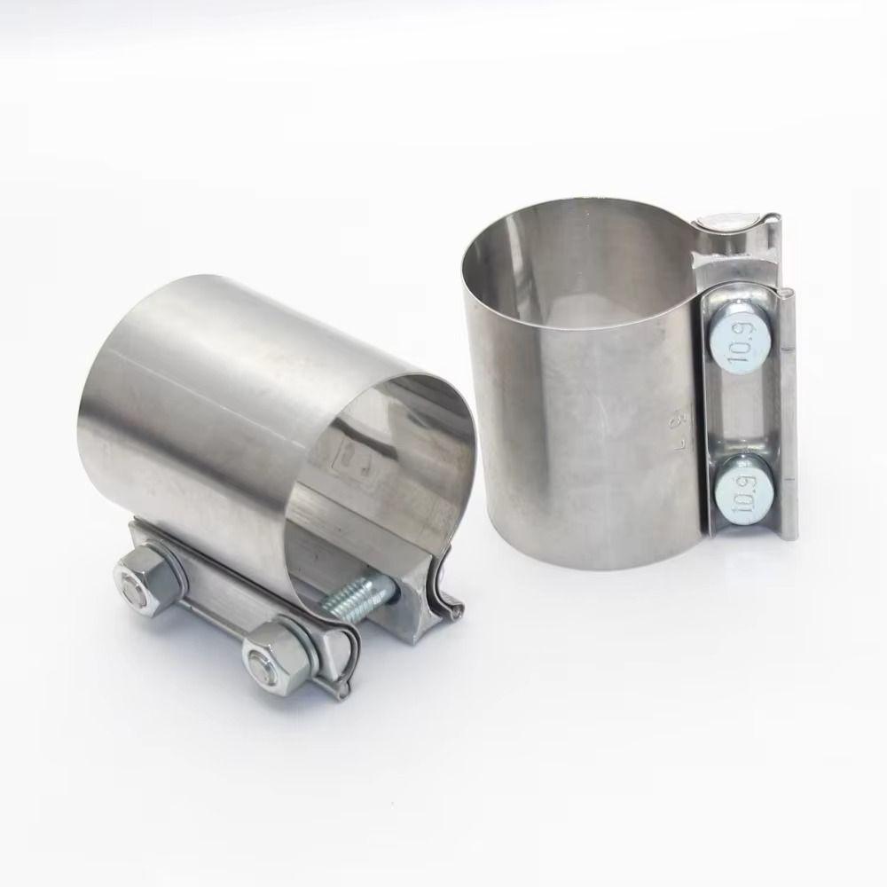 Stainless Steel Pipe Connection Hoop 40/45/50/55/57/60/63mm Exhaust Clamp  Vehicle Exhaust Repair
