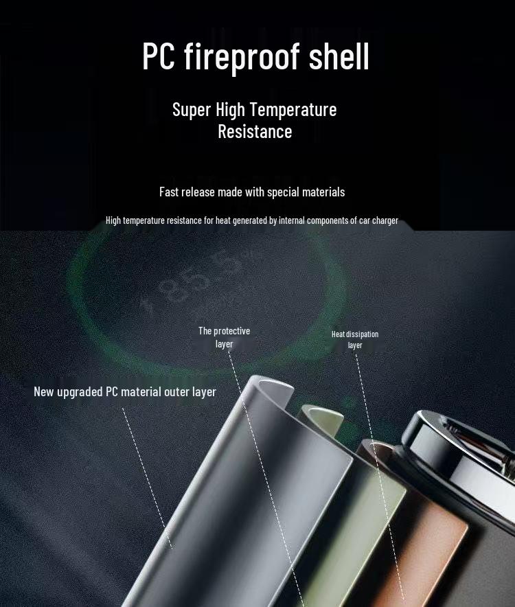 Super Fast Car Charger with 16-Port Cigarette Lighter Adapter for Huawei, Xiaomi, and Apple Devices