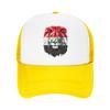 Iraqi Flag Iraq Pride Lion Face Iraq Flag Mesh Baseball Caps Unisex Women Outdoor Sun Hat  Dad Hat Breathable Summer Trucker Hats