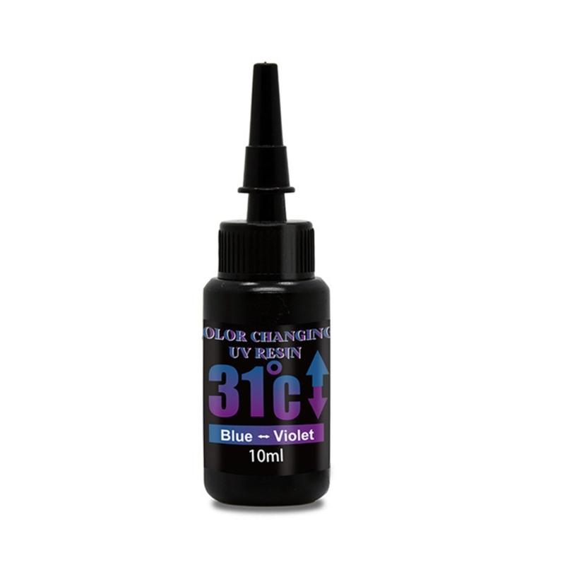 

Temperature Sensitive UV Adhesive Magical DIY Projects UV GlueVibrant Color Changing UV Glue for Crafts and Creativity синій