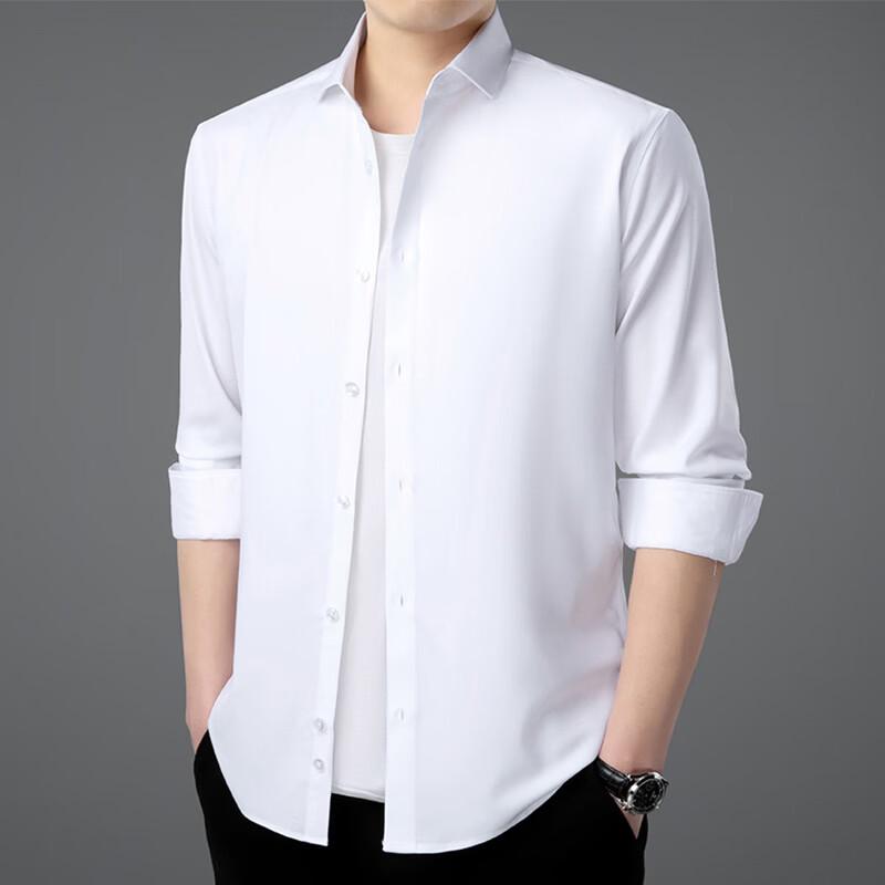 Hengyuanxiang Men's Modal Long-Sleeve Shirt