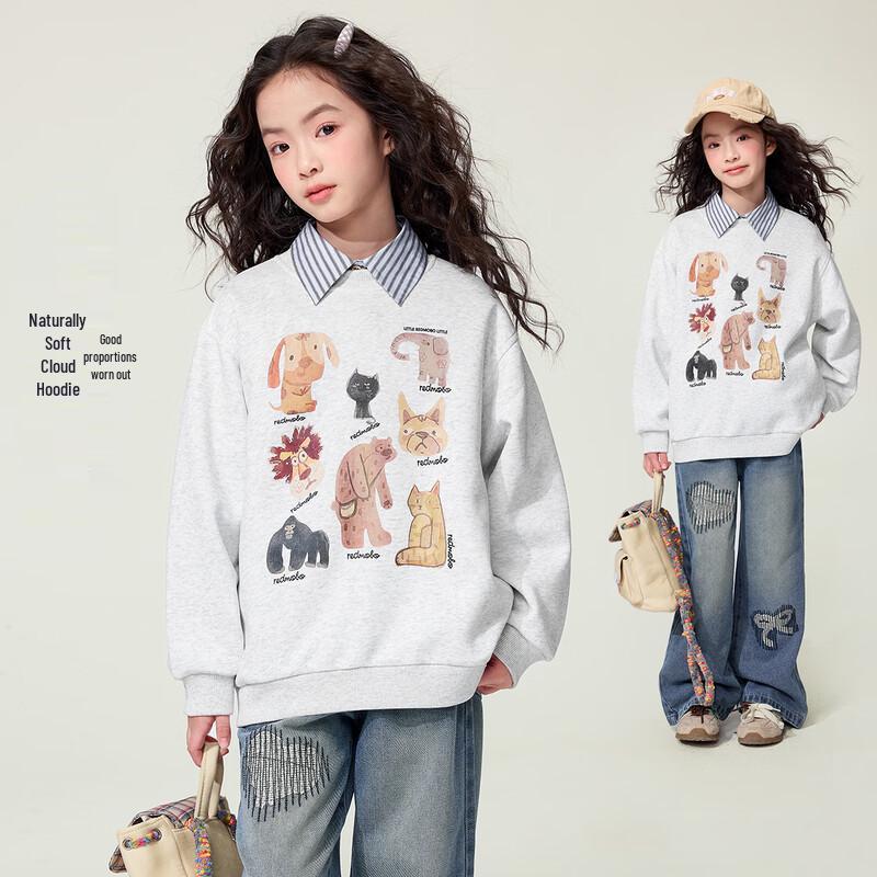 Детский мультяшный пуловер-свитшот для девочек 150