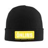 Ohlins Varm Stickad Mössa Mode Huvudbonad Höst Vinter Utomhus Mössor för Män Kvinnor Vuxna