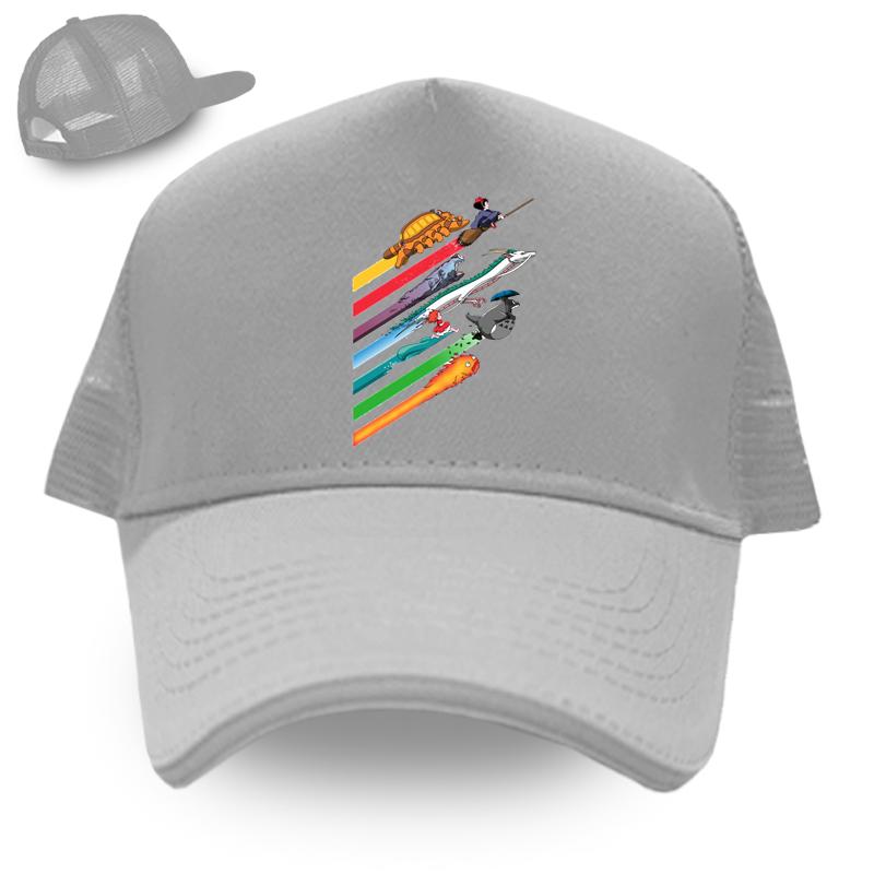 Rainbow Speed ​​Race Totoro Sköldpadda Spel Basebollkeps STUDIO GHIBLI Miyazaki Anime Unisex Damkepsar Mode Hiphop Hatt