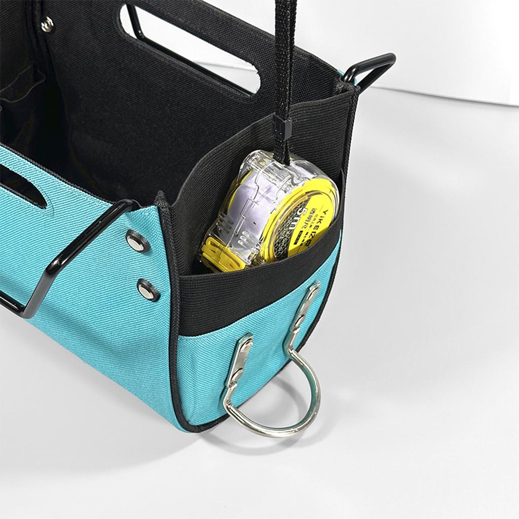 Ladder Multipurpose Tool Pouch Waterproof Oxford Cloth Hanging Tool Organizer Bag Large Capacity Folding Ladder Tool Storage Bag