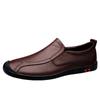 Leather Shoes for Men Casual Male Soft Sole Comfortable Shoes Slip-On Men Driving Shoes
