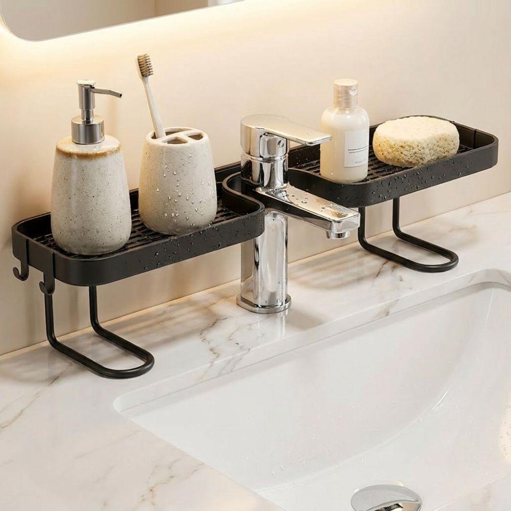 Mesh Bathroom Storage Rack Universal Counter Organizer Fashion Kitchen Drainage Holder Kitchen