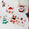 Weihnachtsmann Opp Süßigkeitenbeutel Selbstklebende Keksverpackungsbeutel Weihnachtsleckereientüten Gastgeschenke