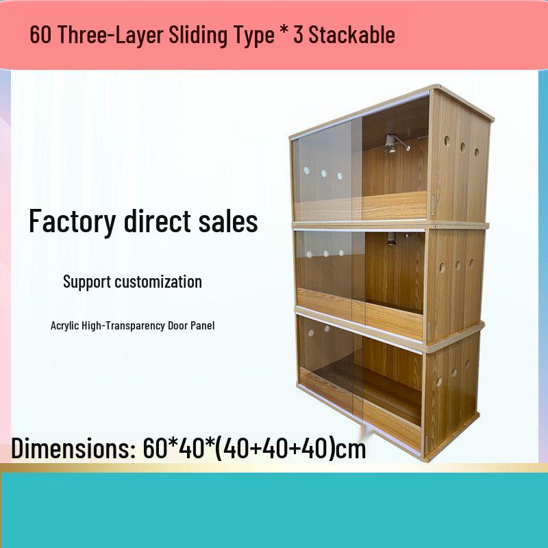 Multi-Layer Guinea Fowl Brooder & Warmer Cage for Chicks and Hamsters with Front Opening