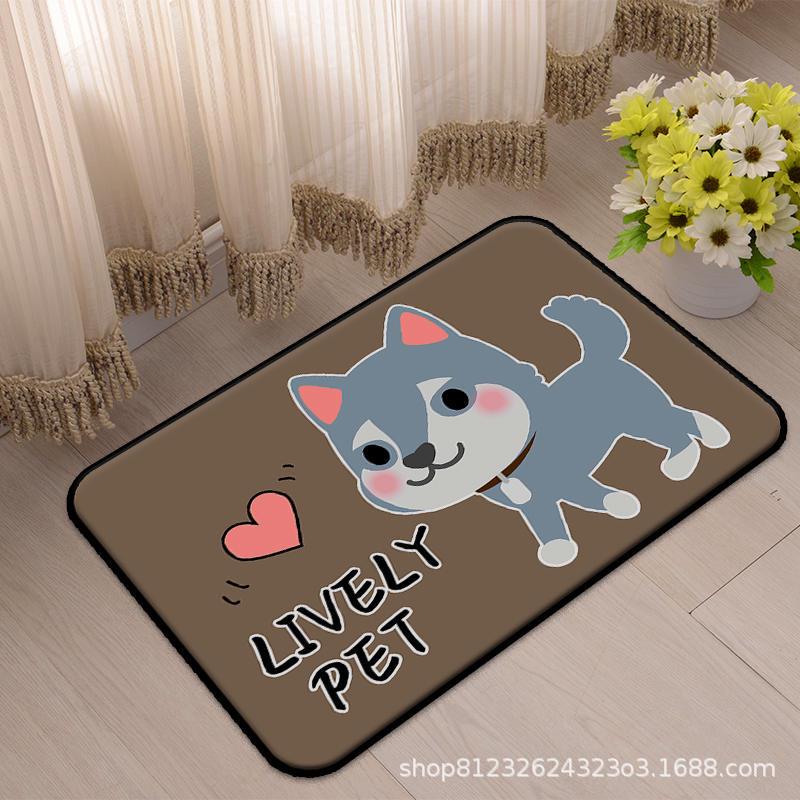 Cartoon Absorbent Bathroom Mat - Non-Slip Door Mat for Home & Toilets