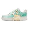 Air Force 1 Resistentes a la abrasión Equilibrio Zapatillas de Skate de caña baja para mujer FV3654-111(Equipo818-)