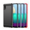 Luxury Carbon Fiber Case for Samsung M02 M21S M31 M51 Galaxy M31s M62 M32 5G Shockproof Silicone Cover for Galaxy M80s M40s M60s