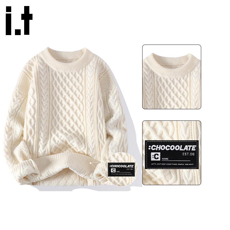 

CHOCOOLATEIT Мужской свитер крупной вязки свободного кроя M