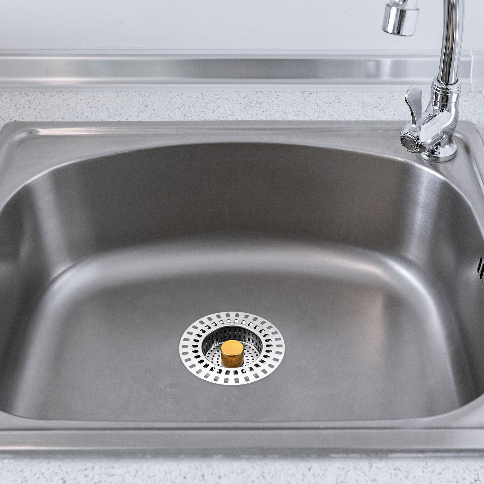 

Сливная корзина для кухни и ванной комнаты с функцией уловителя пищи золотой