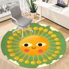 1pc Sunflower Chair Carpet for Office, Non-slip, Soft and Durable Office Rug, Perfect for Office Yy260127132