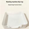 Universal Waterproof Washing Machine Leak Tray with Deflector Drainage Connector
