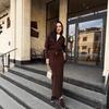 Cross-border European and American Autumn New Cardigan Temperament Long-sleeved Zipper Waist Knitted Hip Skirt Women's Clothing