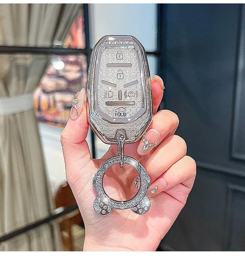 Ssangyong Korando Rexton Crystal Remote Key Protective Cover Set