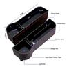 Multifunctional Seat Side Organizer Cup Holder For Cars Leather Auto Seat Gap Filler Storage Box Seat Pocket Stowing Tidying