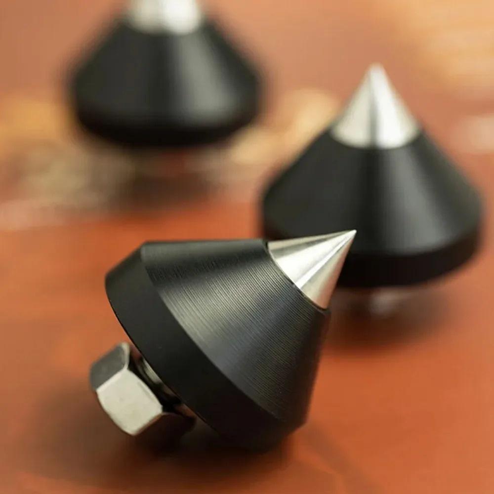 4PCS HiFi Audio 316 Stainless Steel Speaker Amplifier Rack Stand Isolation Damping Feet Pad Nail Shock Spikes