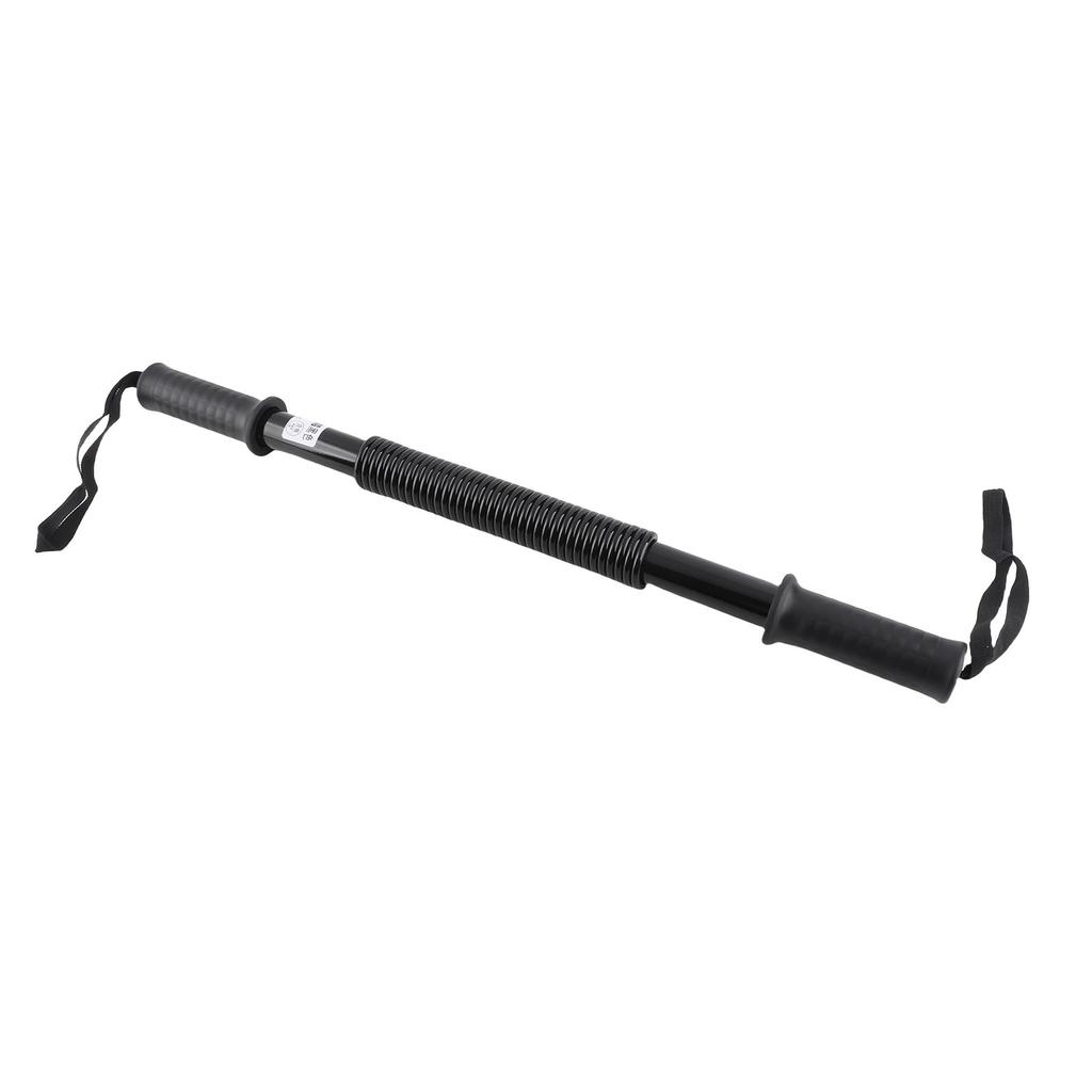 20Kg Spring Bar Exerciser Black High Strength Reliable Sturdy Versatile Power Spring Arm Bar for Fitness