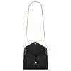 Saint Laurent Ysl Cassandre Logo Chain Shoulder Strap Lambskin Envelope Crossbody Bag Women bags Black 847638-AACYT-1000