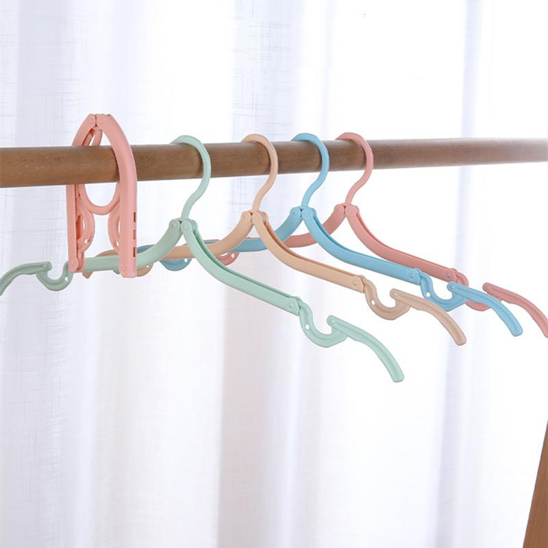 5/10pcs Set Folding Hanger Drying Rack Clothes Organizer Storage Home Laundry Travel Accessories Outdoor Wardrobe Coat Hanger