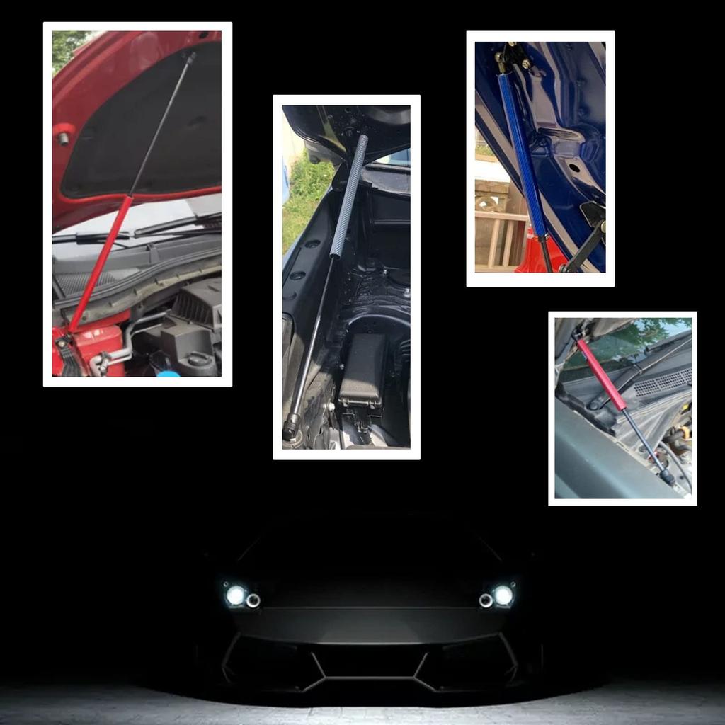 JINGLING Prius 30 Series Hood Damper Set of 2 Carbon with Japanese Vehicle Vehicle Inspection Compliant (Black Fiber) Instructions, Modification,