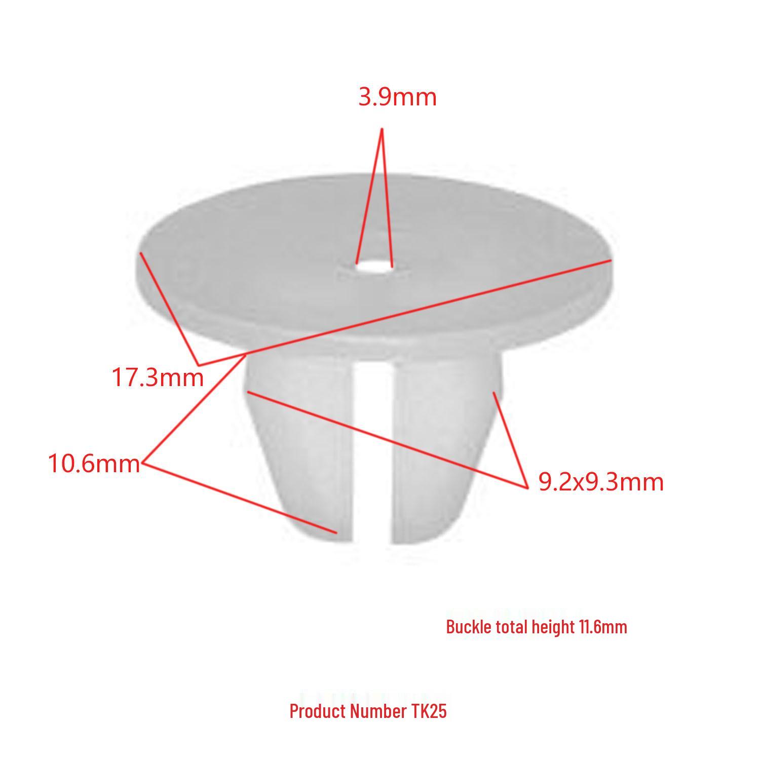 

Car Quick-Fit Inner Trim Panel Lamp Clip for Rear Tail Mounting 10000 units