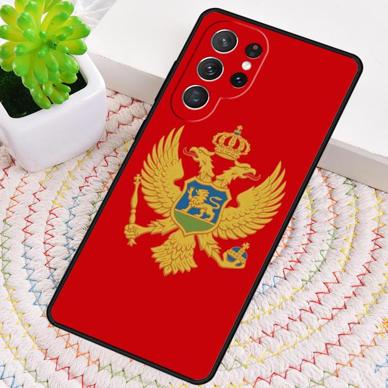 Montenegro Flag Silicone Phone Case For Samsung Galaxy note 10 pro S26 S25 S24 S23 S22 S21 Plus S25Ultra Capa Cover