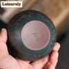 200ml Yixing Purple Clay Teacup Handmade Engraved Calligraphy Tea Bowl Raw Ore Mud Master Cup Chinese Chazhan Zisha Tea Set Gift