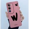 For Vivo Y19s V2149 Cover Case Lucky Initial Letter Couple Silicone Soft Matte Phone Bumper for Vivo Y19s 4G Y29 5G Casing