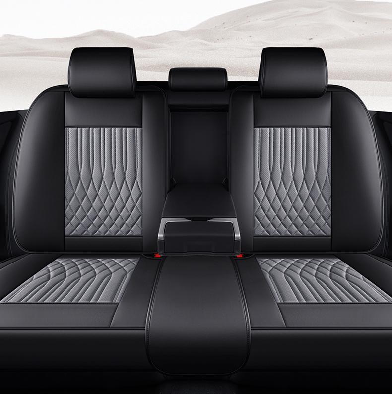 2025 Nappa Leather Universal Car Seat Cushion - All-Season, Full Surround, Thickened