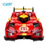 1518Pcs 1:10 Cada MOC City Remote Control Flame Racing Car Model Building Blocks RC V6 Sports Vehicle Bricks Toys Festival Gifts