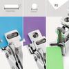 3-in-1 Manual PVC Card Puncher Elliptical Circular and Round Corner Slot Punch Durable Office School Home Use.