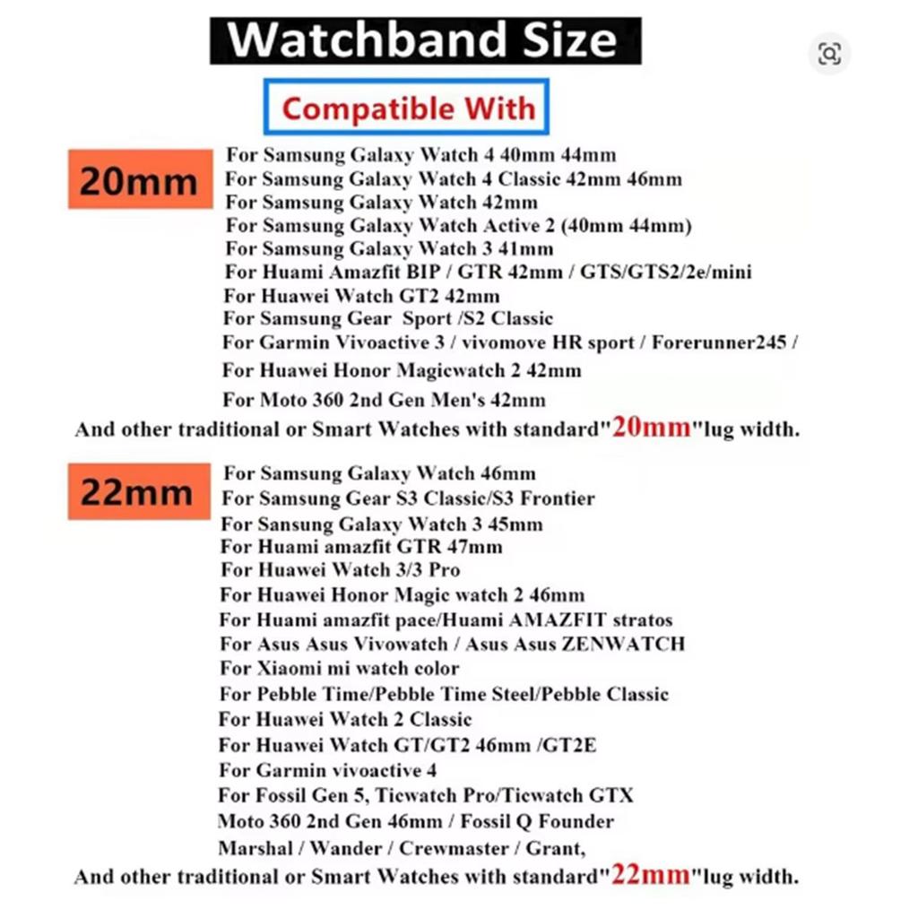 20mm 22mm Nylon Bandje voor Huawei Watch GT/2/3/4/GT5/GT6 Pro 46mm Sportpolsbandje voor Samsung Galaxy Watch 5/6/7/4 Classic Bandje